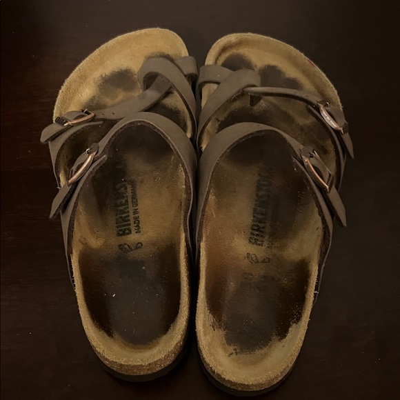 Birkenstock Tan Leather Sandals - Picture 3 of 4